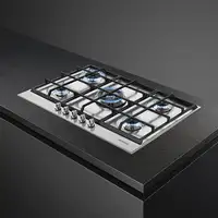 Smeg PX175 hobs Acero inoxidable Integrado Encimera de gas 5 zona(s)