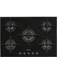Smeg PV175B3 hobs Negro Integrado 70 cm Encimera de gas 5 zona(s)