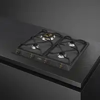 Smeg Coloniale SRV864AOGH hobs Antracita Integrado 60 cm Encimera de gas 4 zona(s)