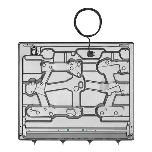 Smeg Coloniale SRV864AOGH hobs Antracita Integrado 60 cm Encimera de gas 4 zona(s)
