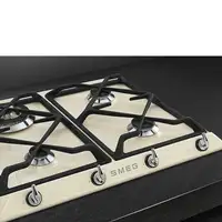 Smeg Victoria SR964PGH hobs Crema de color Integrado 60 cm Encimera de gas 4 zona(