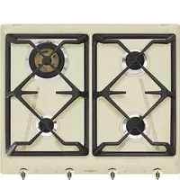 Smeg Coloniale SRV864POGH hobs Crema de color Integrado 60 cm Encimera de gas 4 zo