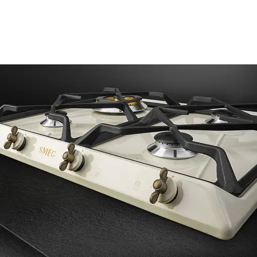 Smeg Coloniale SRV864POGH hobs Crema de color Integrado 60 cm Encimera de gas 4 zo