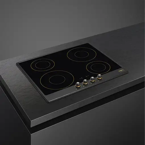 Smeg Cortina SI764AOM hobs Antracita Integrado 60 cm Con placa de inducción 4 zona