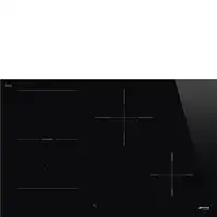 Smeg Universal SI1M4844D hobs Negro Integrado 80 cm Con placa de inducción 4 zona(