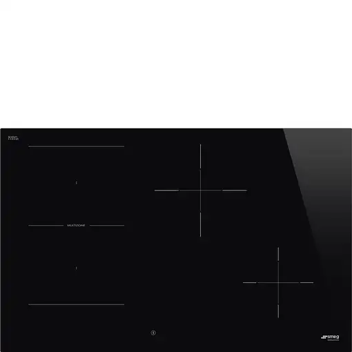 Smeg Universal SI1M4844D hobs Negro Integrado 80 cm Con placa de inducción 4 zona(