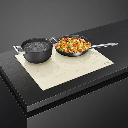 Smeg Universal SI2641DP hobs Crema de color Integrado 60 cm Con placa de inducción