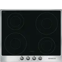 Smeg Victoria SI964XM hobs Acero inoxidable Integrado 60 cm Con placa de inducción