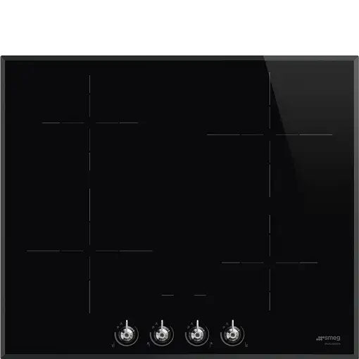 Smeg Classic SI364BM hobs Negro Integrado 60 cm Con placa de inducción 4 zona(s)
