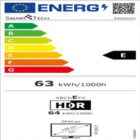 Smart-Tech 55UG02V Televisor 139,7 cm (55'') 4K Ultra HD Smart TV Wifi Gris 260 cd
