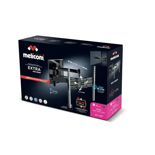 Meliconi Extra 400SDRP Plus 2,16 m (85'') Negro