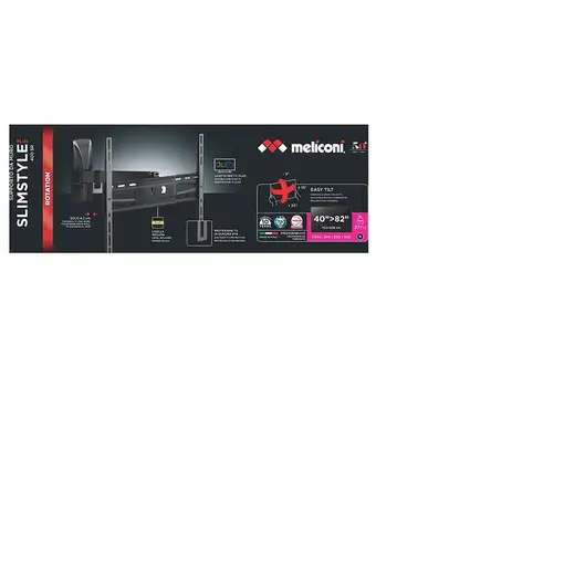 Meliconi SlimStyle Plus 400 SR 2,08 m (82'') Negro