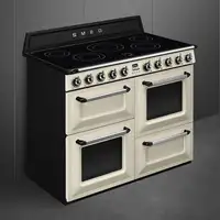 Smeg TR4110IP2 cocina Cocina independiente Eléctrico Con placa de inducción Crema