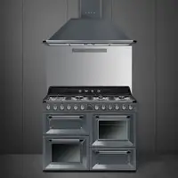Smeg TR4110GR cocina Cocina independiente Eléctrico Encimera de gas Gris