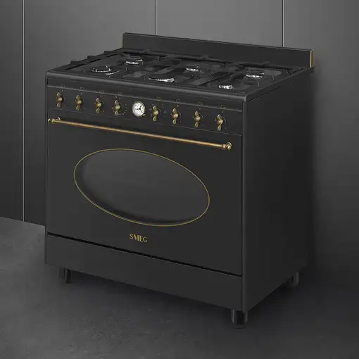 Smeg Coloniale CO96GMA9 cocina Cocina familiar tipo industrial Eléctrico Encimera