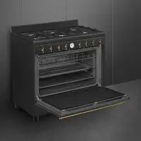 Smeg Coloniale CO96GMA9 cocina Cocina familiar tipo industrial Eléctrico Encimera