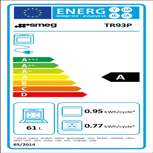 Smeg TR93P cocina Cocina independiente Eléctrico Encimera de gas Crema de color