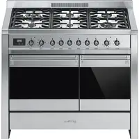 Smeg A2-81 cocina Cocina independiente Encimera de gas Acero inoxidable