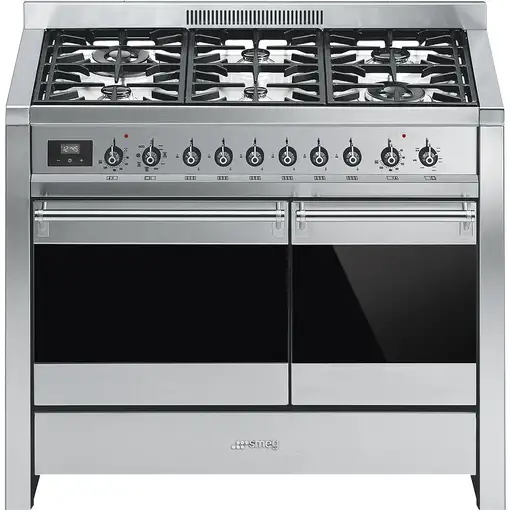 Smeg A2-81 cocina Cocina independiente Encimera de gas Acero inoxidable