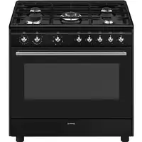 Smeg Concert CX91GMBL cocina Cocina familiar tipo industrial Eléctrico Encimera de