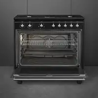 Smeg Concert CX91GMBL cocina Cocina familiar tipo industrial Eléctrico Encimera de