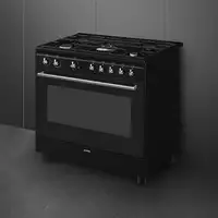 Smeg Concert CX91GMBL cocina Cocina familiar tipo industrial Eléctrico Encimera de