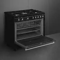 Smeg Concert CX91GMBL cocina Cocina familiar tipo industrial Eléctrico Encimera de