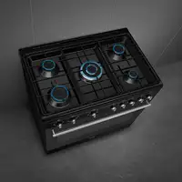 Smeg Concert CX91GMBL cocina Cocina familiar tipo industrial Eléctrico Encimera de