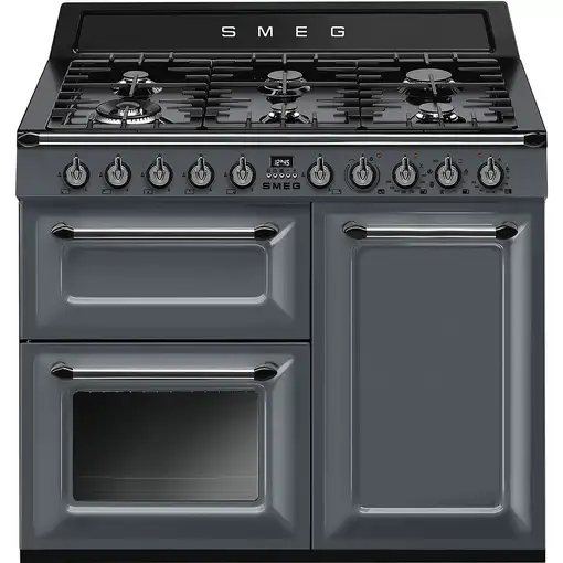 Smeg TR103GR cocina Cocina independiente Eléctrico Encimera de gas Gris