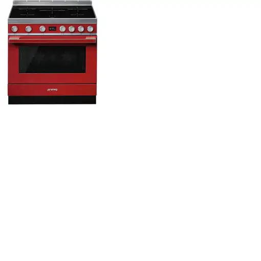 Smeg CPF9IPR cocina Cocina independiente Eléctrico Con placa de inducción Rojo