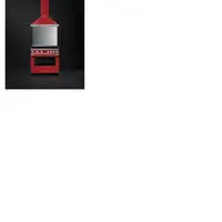 Smeg CPF9IPR cocina Cocina independiente Eléctrico Con placa de inducción Rojo