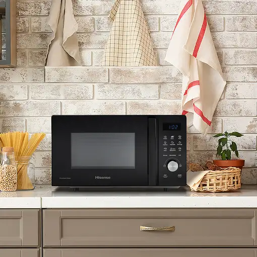 Hisense H20MOBSD1HG microondas Negro Microondas con grill Encimera 20 L 700 W