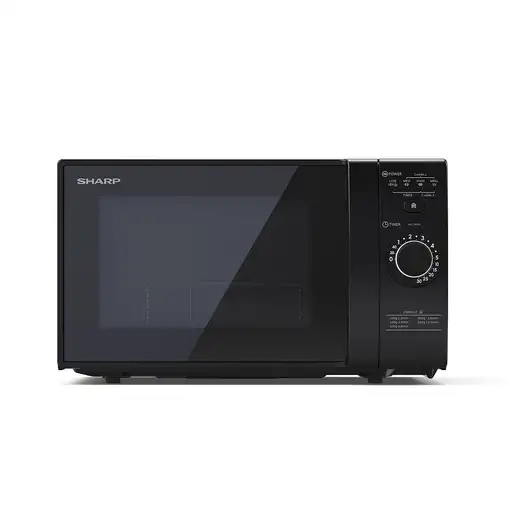 Sharp YC-GG02E-B microondas Negro Microondas con grill Encimera 20 L 700 W