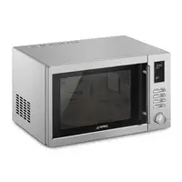 Smeg MOE34CXI2 microondas Negro, Acero inoxidable Microondas combinado Encimera 35