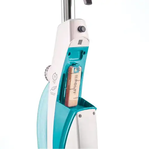 Polti Vaporetto SV450_Double Fregona a vapor 0,3 L 1500 W Turquesa, Blanco