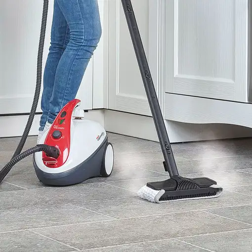 Polti Vaporetto Smart 30_R Limpiador a vapor de cilindro 1,6 L 1800 W Rojo, Blanco
