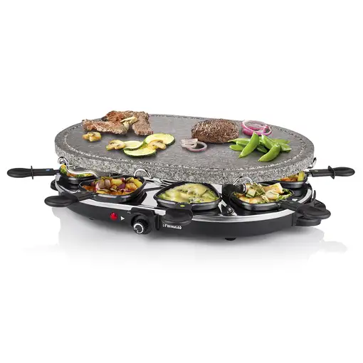 Princess 162720 Raclette Oval Stone 8 personas
