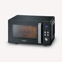 Severin MW 7763 microondas Negro, Plata Microondas con grill Encimera 25 L 900 W