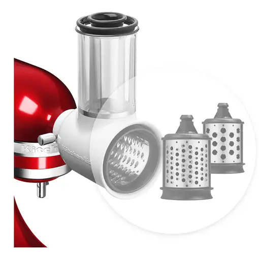 KitchenAid 5KSMEMVSC Juego de accesorios para rallador de tambor