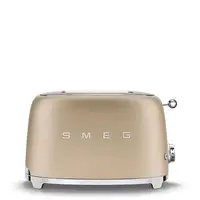 Smeg TSF01CHMEU tostadora 6 2 rebanada(s) 950 W Oro