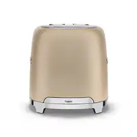 Smeg TSF01CHMEU tostadora 6 2 rebanada(s) 950 W Oro