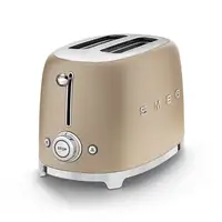 Smeg TSF01CHMEU tostadora 6 2 rebanada(s) 950 W Oro