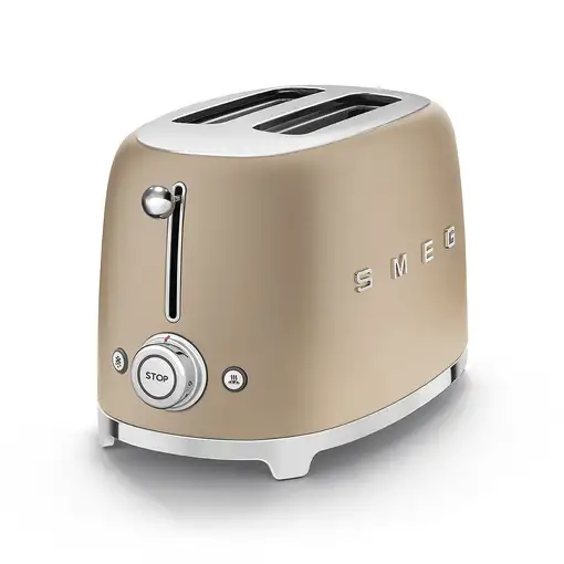 Smeg TSF01CHMEU tostadora 6 2 rebanada(s) 950 W Oro