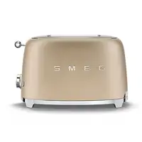 Smeg TSF01CHMEU tostadora 6 2 rebanada(s) 950 W Oro