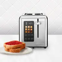 Ufesa 71305557 tostadora 9 2 rebanada(s) 950 W Negro, Acero inoxidable