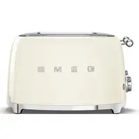Smeg TSF03CREU tostadora 6 4 rebanada(s) 2000 W Crema de color