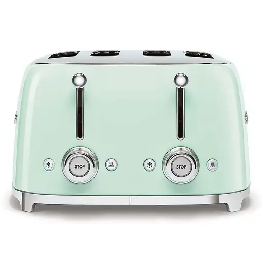 Smeg TSF03PGEU tostadora 6 4 rebanada(s) 2000 W Verde