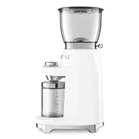 Smeg CGF11WHEU molinillo de café 150 W Transparente, Blanco