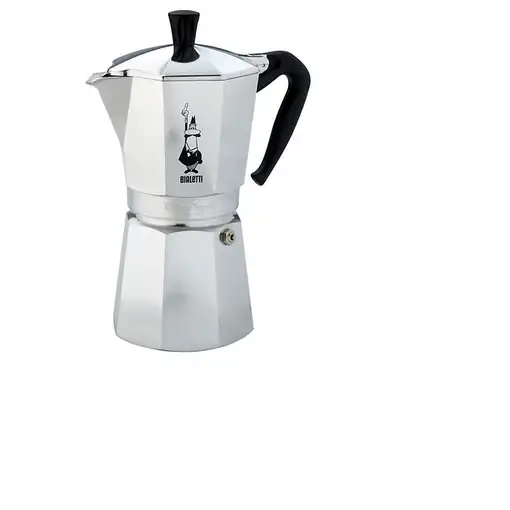 Bialetti Moka Express Cafetera italiana Aluminio, Negro