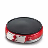 Ariete 0202/00 crepera 1 crep(s) 1000 W Rojo, Plata, Blanco